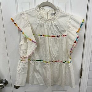 NWT Crosby by Mollie Burch Blakely Top, M